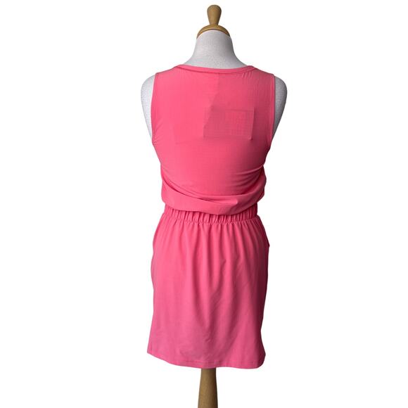 LOLE Sofia Scoop Neck Dress Sunset Coral K782 Size SMALL NWT - Picture 4 of 10